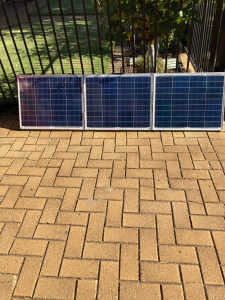 Folding solar panel 160w cords and cover