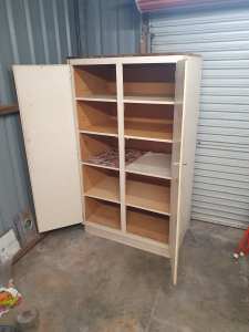 Pantry cupboard for shed storage 