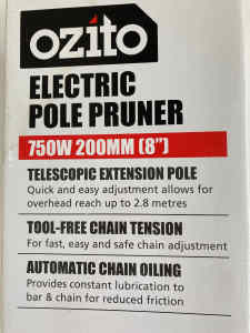 Ozito 750W Electric Pole Pruner 200mm