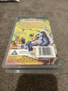 The Jungle Book VHS Video (1967) Walt Disney Classics RARE VGC