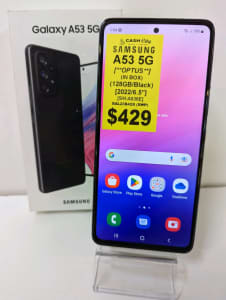 Samsung A53 5G - IN BOX (128GB/Black/2022) (**OPTUS** Locked)