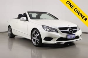 2014 Mercedes-Benz E200 207 MY14 Diamond White 7 Speed Automatic Cabriolet