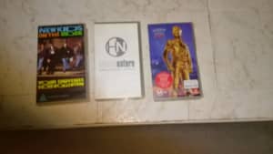 Videos for sale. new kids on the block, michael jack and human nature.