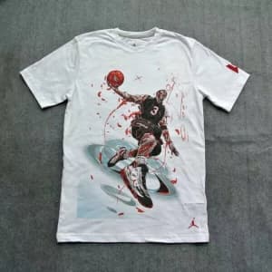 Air Jordan wade white T shirt basketball Nike