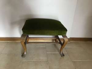 Queen Anne Style Vintage Footstool