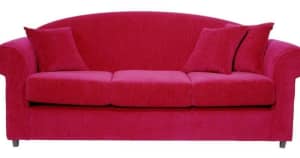 Modern Tufted Fabric Sofa (Large, Rarely Used)