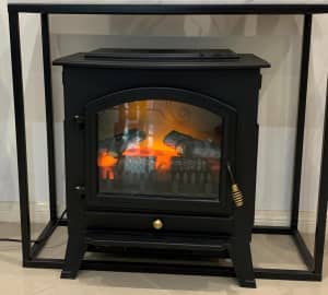 Indoor Electric Flame Effect Fireplace Heater