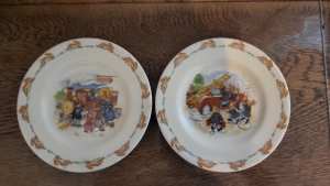 Royal Doulton Bunny Kins plates Circa 1930s