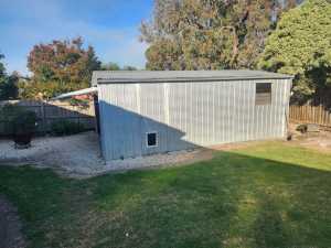 SOLD pending pick up Free 5m x 7m garden shed/ storage garage