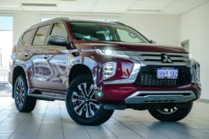 2021 Mitsubishi Pajero Sport QF MY21 Exceed Red 8 Speed Sports Automatic Wagon