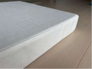 Large Rectangle White upholstered cushion