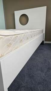 King Single bed Frame and Mattress