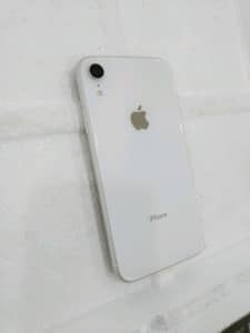 iPhone XR 128Gigs White Unlocked for Sale with Warranty