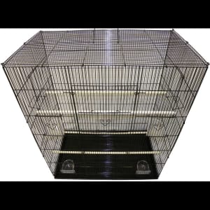 Double height exercise cage 