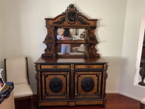 ABSOLUTELY BEAUTIFUL FRENCH CABINET ..CIRCA 1850