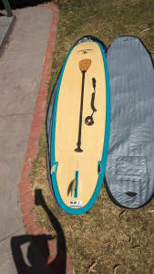 Sunny King 10 6 Bamboo Series SUP Paddle Board | Teal