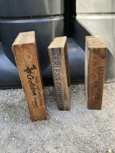 Wooden crumpet boxes