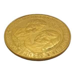 22ct Yellow Gold HRH Charles Prince of Wales And Lady Diana Coin 5G