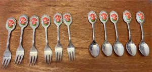 Rose Collectible Spoon & forks