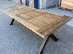 NEW INDUSTRIAL X DINING TABLE - 2M