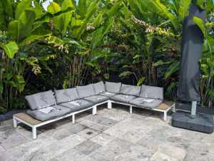 Domayne Outdoor Corner Modular Lounge