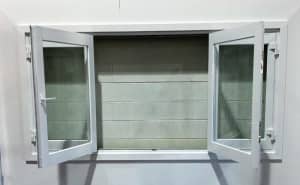 1800x1200 Aluminium Bi Fold Window-White bifold
