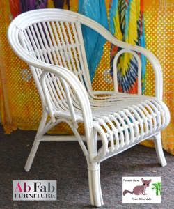 BRAND NEW OZ CANE CHAIR IN WHITE $187 each more available