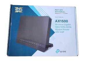 TP-Link VX220-G2V AX1500 Wireless Gigabit NBN/VDSL/ADSL Modem Router