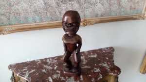 Solid wood figurine h45cm good condition