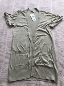 Ladies Size 10 Short Sleeved Cardigan ~RRP $39.99