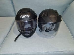 2 Helmets - Shoei GT-AIR (M) BELL MAG9