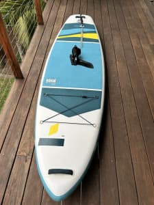 Inflatable paddle board