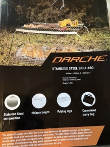 Darche stainless steel camp BBQ