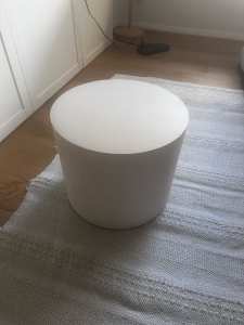 White small side table
