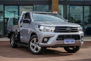 2021 Toyota Hilux TGN121R Workmate 4x2 Silver 6 Speed Sports Automatic Cab Chassis