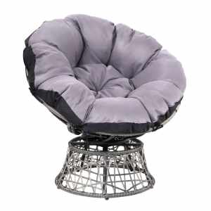 Gardeon Outdoor Papasan Chairs Lounge Setting Patio Furniture Wicker