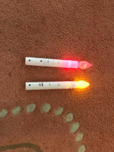 Glo sticks (190) and Glo Candles (250)