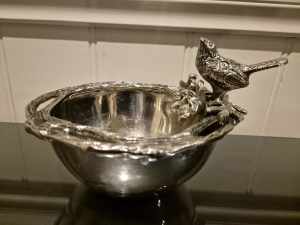 Decorative Silver Bowl