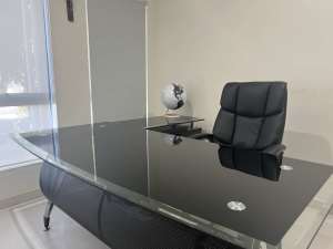 Office Furniture (desk, chair, globe, cabinets )