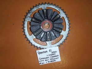 2000 YAMAHA R1 & OTHERS SPROCKET CARRIER WITH 46T SPROCKET & RUBB
