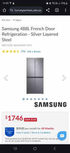 Samsung French Door Refrigerator / BRAND New