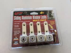 Sliding Aluminium Window Locks x 4