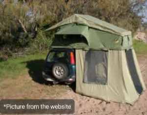 Rooftop Tent with lights & Annex - Gordigear 