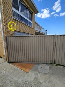 Colourbond fence door