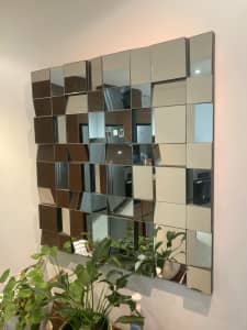 Stylish Tiled Mirror