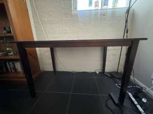 Brown study desk/dining table