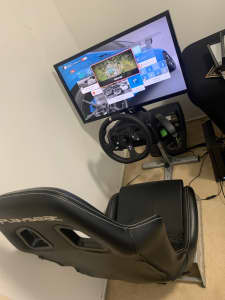 Wanted: PC/XBOX simulation racing setup with monitor mounted