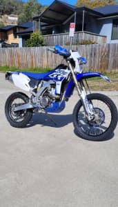 YAMAHA WR450F
Lows ks

Only just been registered for the