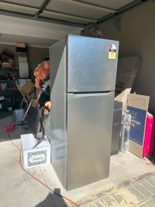 Fridge in good condition, quick sale as moving overseas