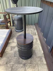 Beer Keg High Table/Cocktail Table